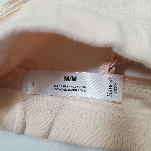Hanes Girls Training Bra Size Medium Beginner Brown Tan - Picture 9 of 9